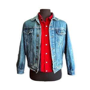 Vintage Sergio Valente Mens Denim Jean Jacket 1980s